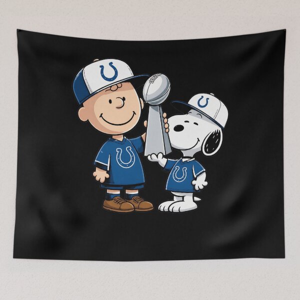 Item preview, Charlie Brown Snoopy Colts Super Bowl  designed and sold by fizzstocmathepa.