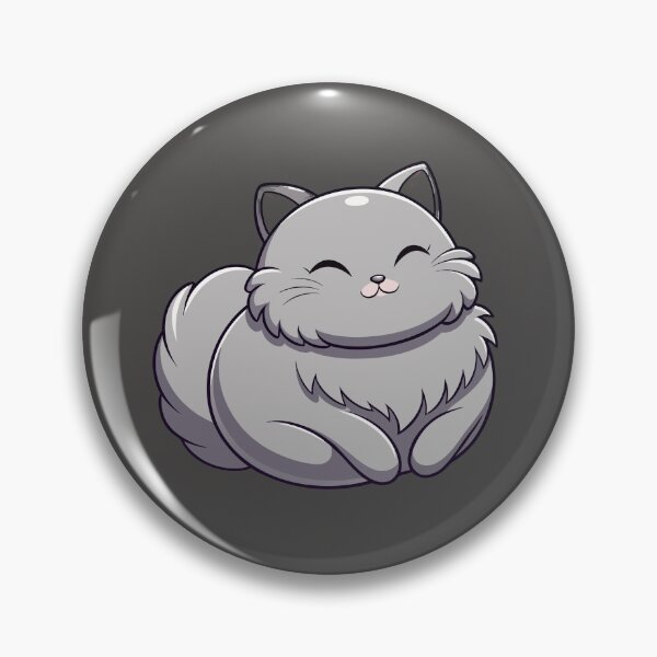 Item preview, Cute British Longhair Cat Kawaii Fluffy Kitty Illustration designed and sold by Mousy17.