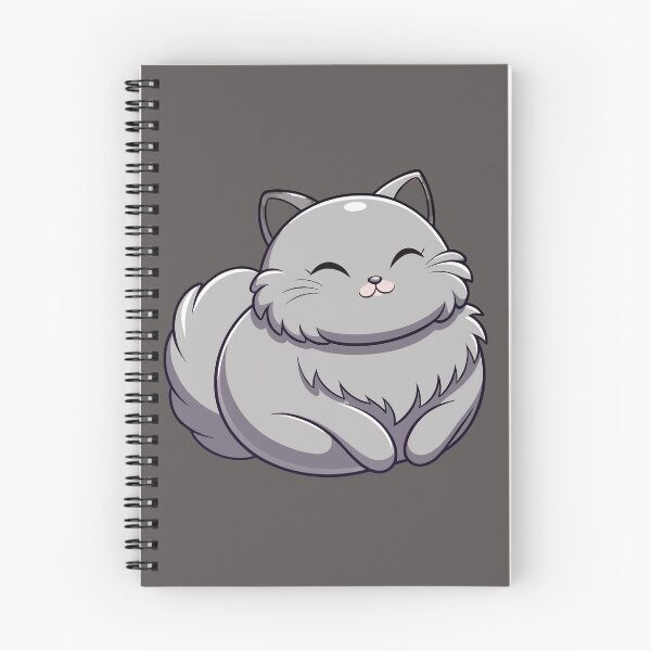 Item preview, Cute British Longhair Cat Kawaii Fluffy Kitty Illustration designed and sold by Mousy17.