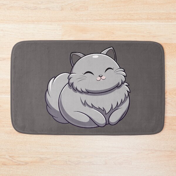 Item preview, Cute British Longhair Cat Kawaii Fluffy Kitty Illustration designed and sold by Mousy17.