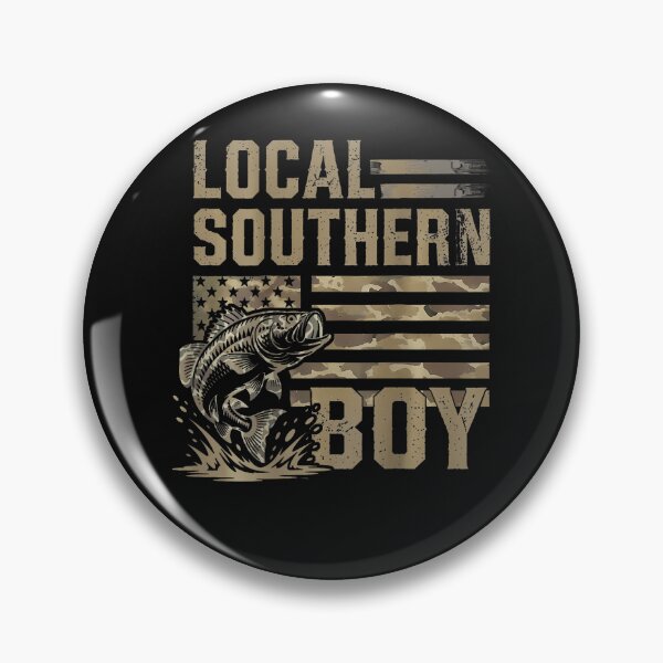 Item preview, Youth Boy Local Camo Bass Fishing Camouflage American Flag designed and sold by JamesCrArt.