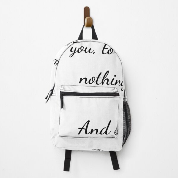 Item preview, “And so should you, to love things nothing worth.” - handwriting black designed and sold by ariksworld.