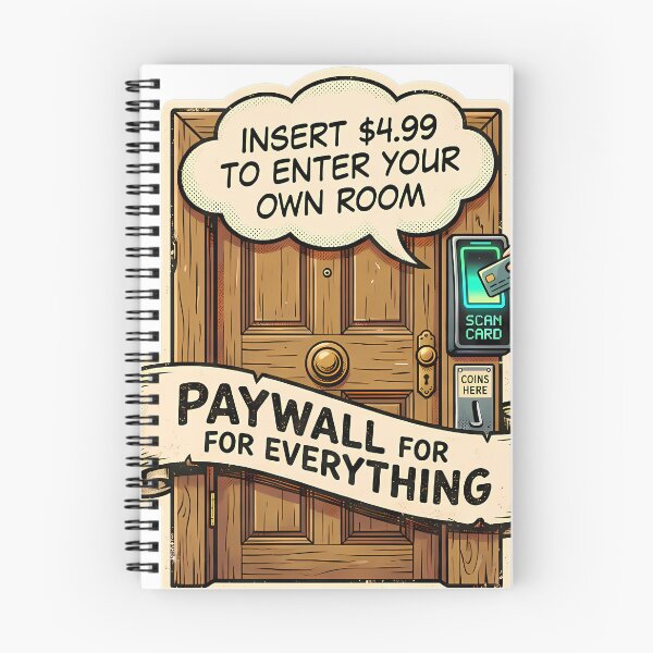 Item preview, PAYWALL FOR EVERYTHING designed and sold by Fresnel Boy.