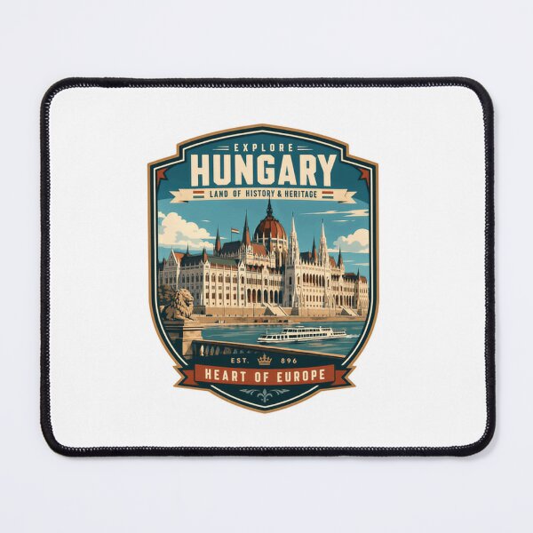 Item preview, Explore Hungary Land Of History & Heritage Heart Of Europe Travel Souvenir Hungarian Tourist designed and sold by Simsimah26Parks.