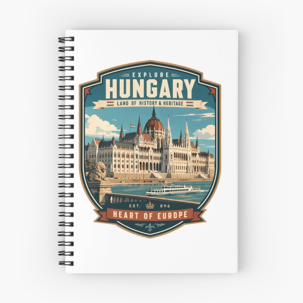Item preview, Explore Hungary Land Of History & Heritage Heart Of Europe Travel Souvenir Hungarian Tourist designed and sold by Simsimah26Parks.