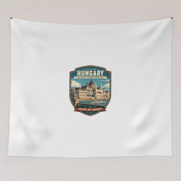 Item preview, Explore Hungary Land Of History & Heritage Heart Of Europe Travel Souvenir Hungarian Tourist designed and sold by Simsimah26Parks.