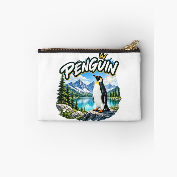 Item preview, King Penguin King of Nature Mountain Wilderness Graphic designed and sold by NeO² Studio.