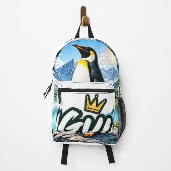 Item preview, King Penguin King of Nature Mountain Wilderness Graphic designed and sold by NeO² Studio.