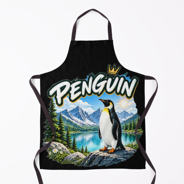 Item preview, King Penguin King of Nature Mountain Wilderness Graphic designed and sold by NeO² Studio.