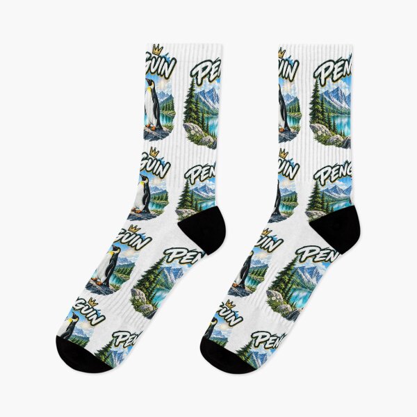 Item preview, King Penguin King of Nature Mountain Wilderness Graphic designed and sold by NeO² Studio.