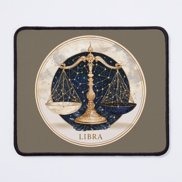 Item preview, Libra Zodiac Scales Celestial Astrology Art PNG designed and sold by MythicMood.