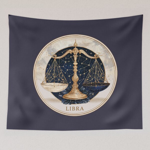 Item preview, Libra Zodiac Scales Celestial Astrology Art PNG designed and sold by MythicMood.