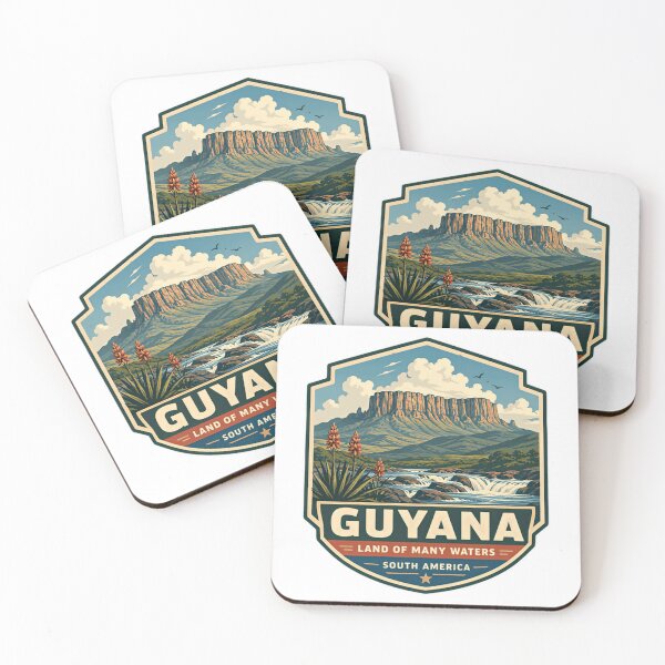 Item preview, Guyana Land Of Many Waters South America Guyanese Patriot Traveler Souvenir designed and sold by Simsimah26Parks.