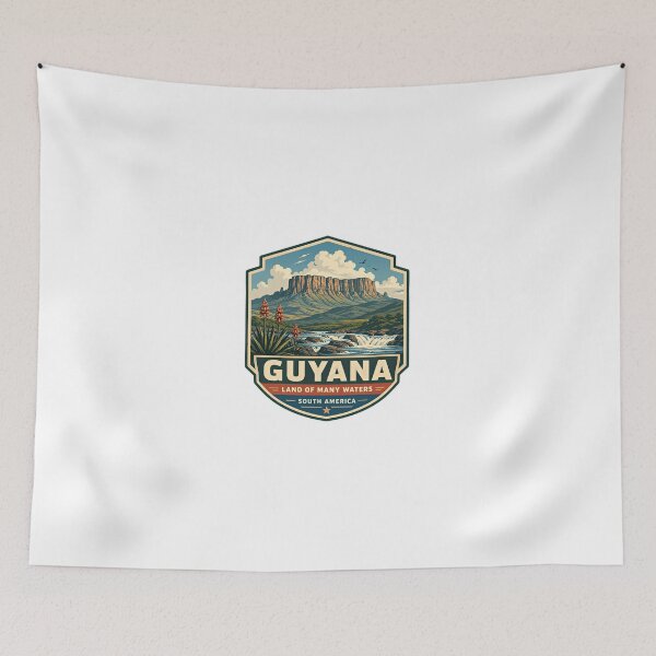 Item preview, Guyana Land Of Many Waters South America Guyanese Patriot Traveler Souvenir designed and sold by Simsimah26Parks.