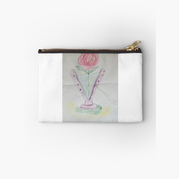 Item preview, ⁠Funny Letter V Rose Vase Monogram Character⁠ designed and sold by Julia9632.