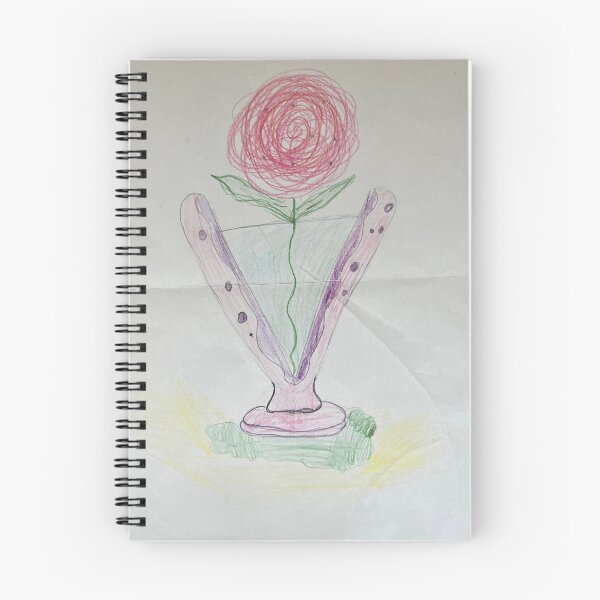Item preview, ⁠Funny Letter V Rose Vase Monogram Character⁠ designed and sold by Julia9632.