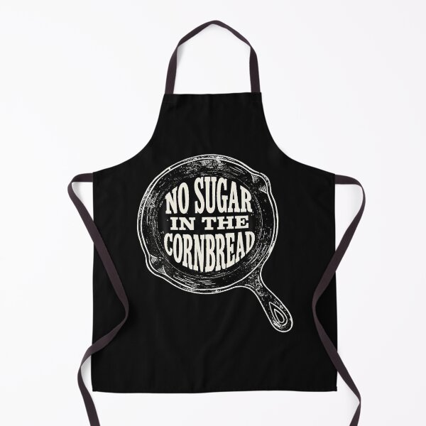 Item preview, No Sugar In Cornbread Cast Iron Skillet Southern designed and sold by JamesCrArt.