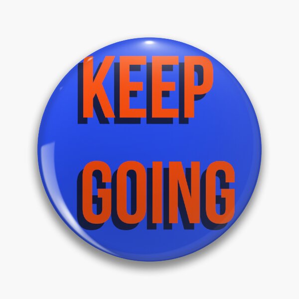 Item preview, Minimalist Keep Going Motivation Orange Typography designed and sold by Creations by lyne.