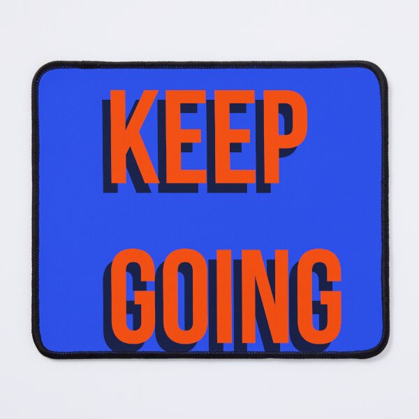 Item preview, Minimalist Keep Going Motivation Orange Typography designed and sold by Creations by lyne.