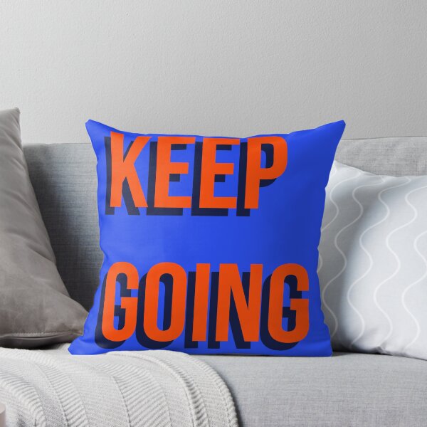 Item preview, Minimalist Keep Going Motivation Orange Typography designed and sold by Creations by lyne.