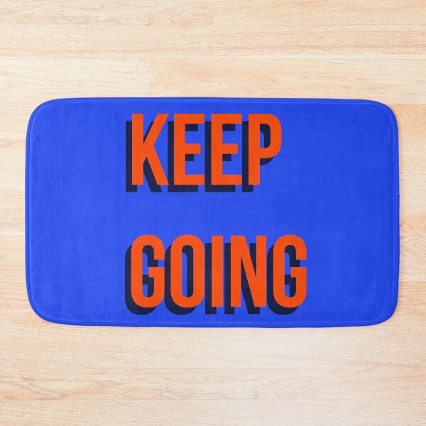 Item preview, Minimalist Keep Going Motivation Orange Typography designed and sold by Creations by lyne.