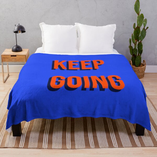 Item preview, Minimalist Keep Going Motivation Orange Typography designed and sold by Creations by lyne.