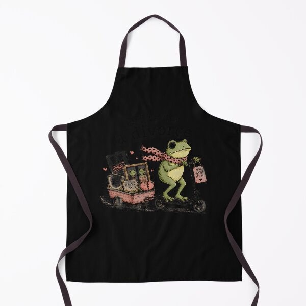 Item preview, Off To Get A Divorce Funny Frog Cottagecore Divorce Party designed and sold by JamesCrArt.
