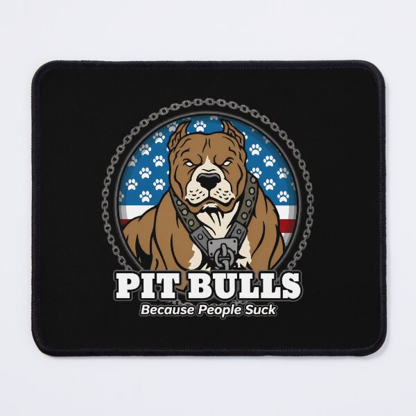 Item preview, Pit Bulls American Flag Paw Prints Dog Art designed and sold by SoyLamderma.