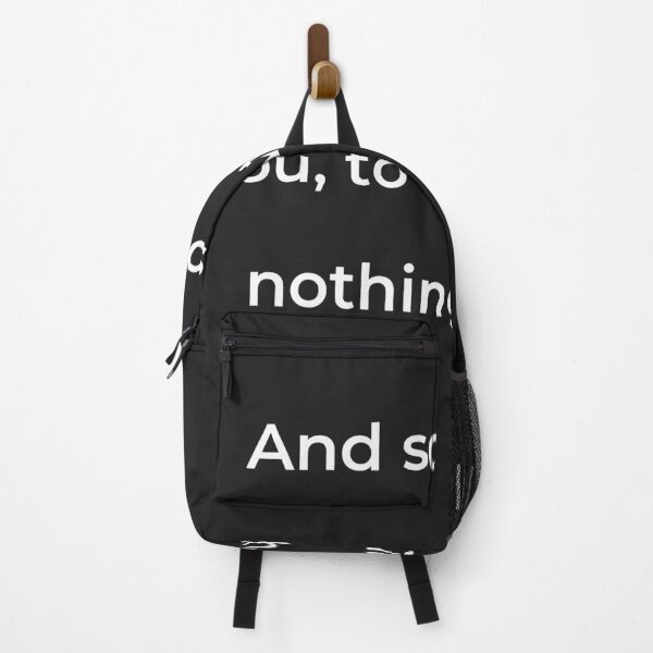 Item preview, “And so should you, to love things nothing worth.” - print white designed and sold by ariksworld.