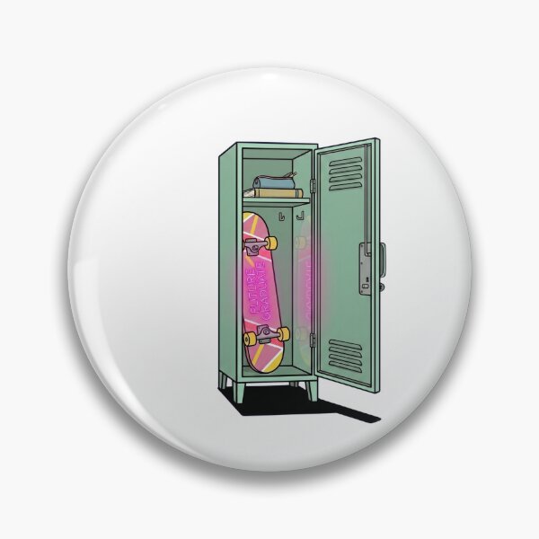 Item preview, Future Graduate Skateboard in Retro School Locker designed and sold by Rare By Hero.