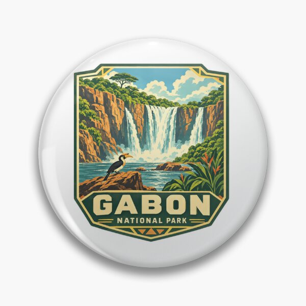 Item preview, Gabon National Park African Travel Nature Lover Souvenir designed and sold by Simsimah26Parks.