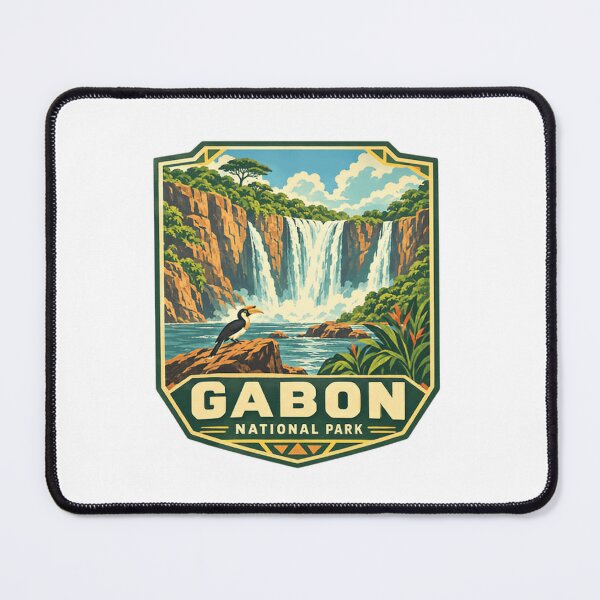 Item preview, Gabon National Park African Travel Nature Lover Souvenir designed and sold by Simsimah26Parks.