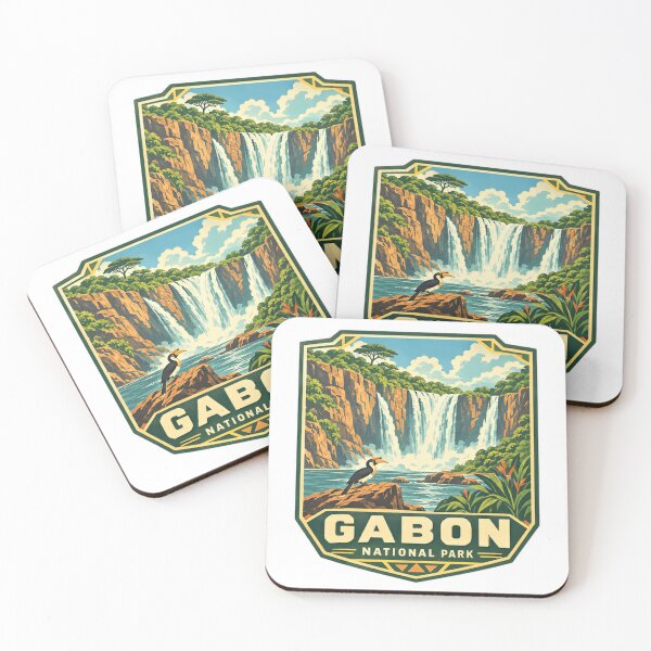 Item preview, Gabon National Park African Travel Nature Lover Souvenir designed and sold by Simsimah26Parks.
