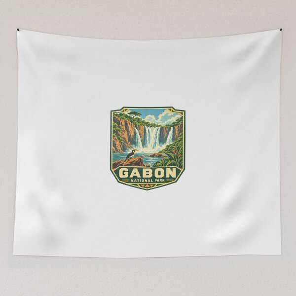 Item preview, Gabon National Park African Travel Nature Lover Souvenir designed and sold by Simsimah26Parks.