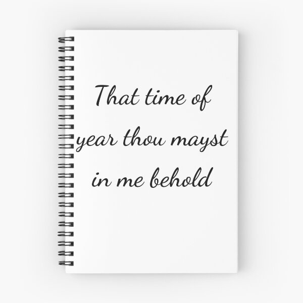 Item preview, “That time of year thou mayst in me behold” - handwriting black designed and sold by ariksworld.