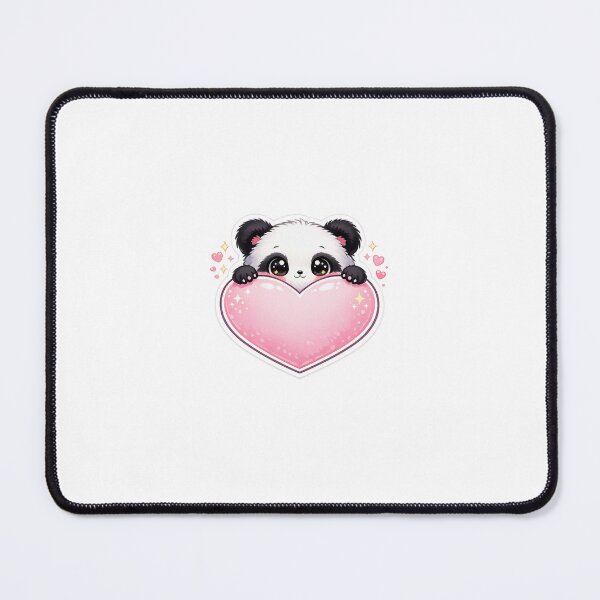Item preview, Peekaboo Panda Sticker Kawaii Cute Animal Aesthetic for Introverts & Panda Lovers designed and sold by CutePrintCorner.