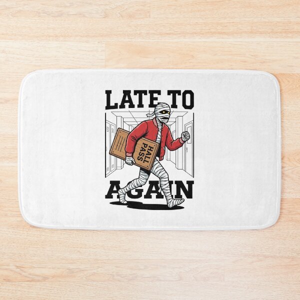 Item preview, Mummy In Varsity Jacket Carrying Hall Pass Late To Again designed and sold by Rare By Hero.