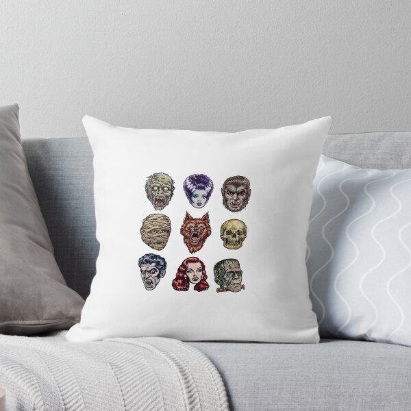 Item preview, Vintage Horror Monster Faces, Monster Mash retro Halloween designed and sold by OscarLucas.