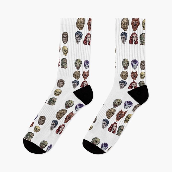 Item preview, Vintage Horror Monster Faces, Monster Mash retro Halloween designed and sold by OscarLucas.