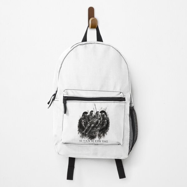 Item preview, Spartan Honor Code – H Tan H Epi Tas Black & White Warrior Art designed and sold by Ancient-Era.