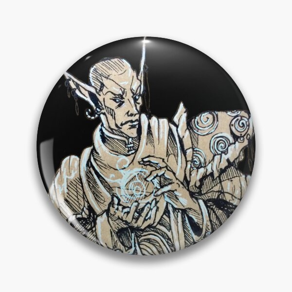 Item preview, Dark Elf Wizard Ink designed and sold by Guartist.
