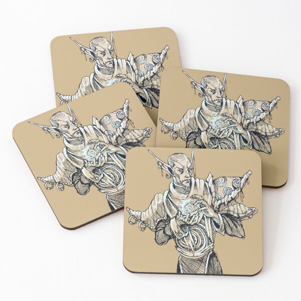 Item preview, Dark Elf Wizard Ink designed and sold by Guartist.