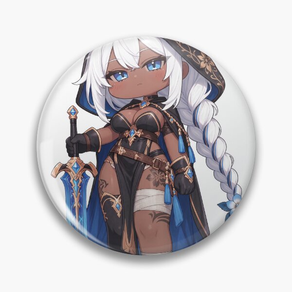 Item preview, Chibi Dark Warrior Anime Sticker designed and sold by RGB-crayon.