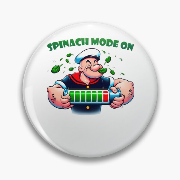 Item preview, Sailor Cartoon Character Energy Boost Spinach Power designed and sold by binjalal3.