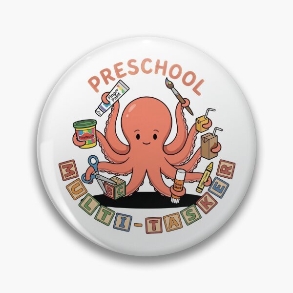 Item preview, Cute Octopus Preschool Multi-Tasker Teacher Art designed and sold by Rare By Hero.