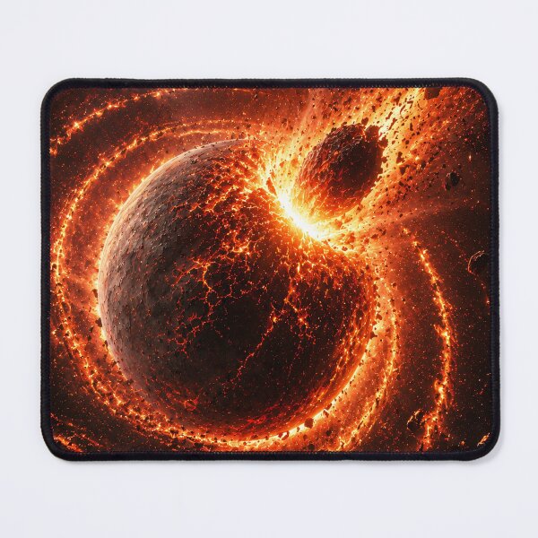 Item preview, Cataclysmic Impact: Massive Comet Colliding with a Planet designed and sold by Vaelia.