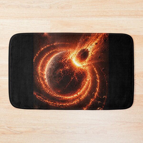 Item preview, Cataclysmic Impact: Massive Comet Colliding with a  Planet designed and sold by Vaelia.