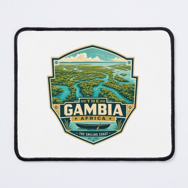 Item preview, The Gambia Africa The Smiling Coast Est 1965 Travel Tourist Vacation designed and sold by Simsimah26Parks.