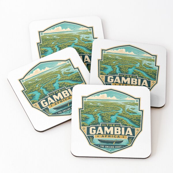 Item preview, The Gambia Africa The Smiling Coast Est 1965 Travel Tourist Vacation designed and sold by Simsimah26Parks.