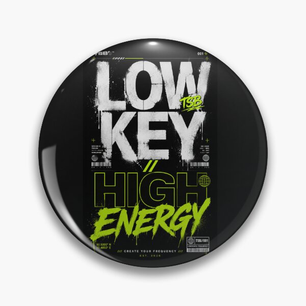 Item preview, LOW KEY // HIGH ENERGY designed and sold by TheSmilingBasti.
